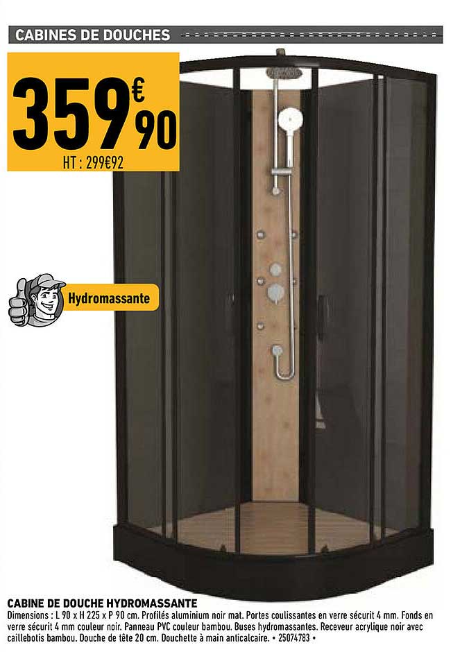 Cabine De Douche Hydromassante