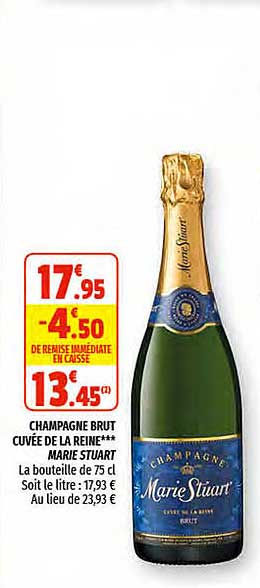 champagne brut cuvée de la reine marie stuart