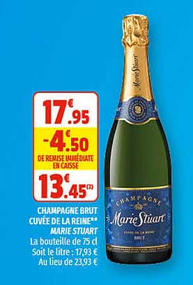 champagne brut cuvée de la reine marie stuart