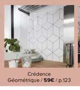 crédence géométrique