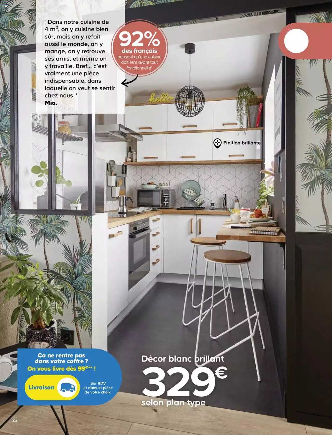 décor blanc brillant