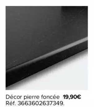 décor pierre foncée