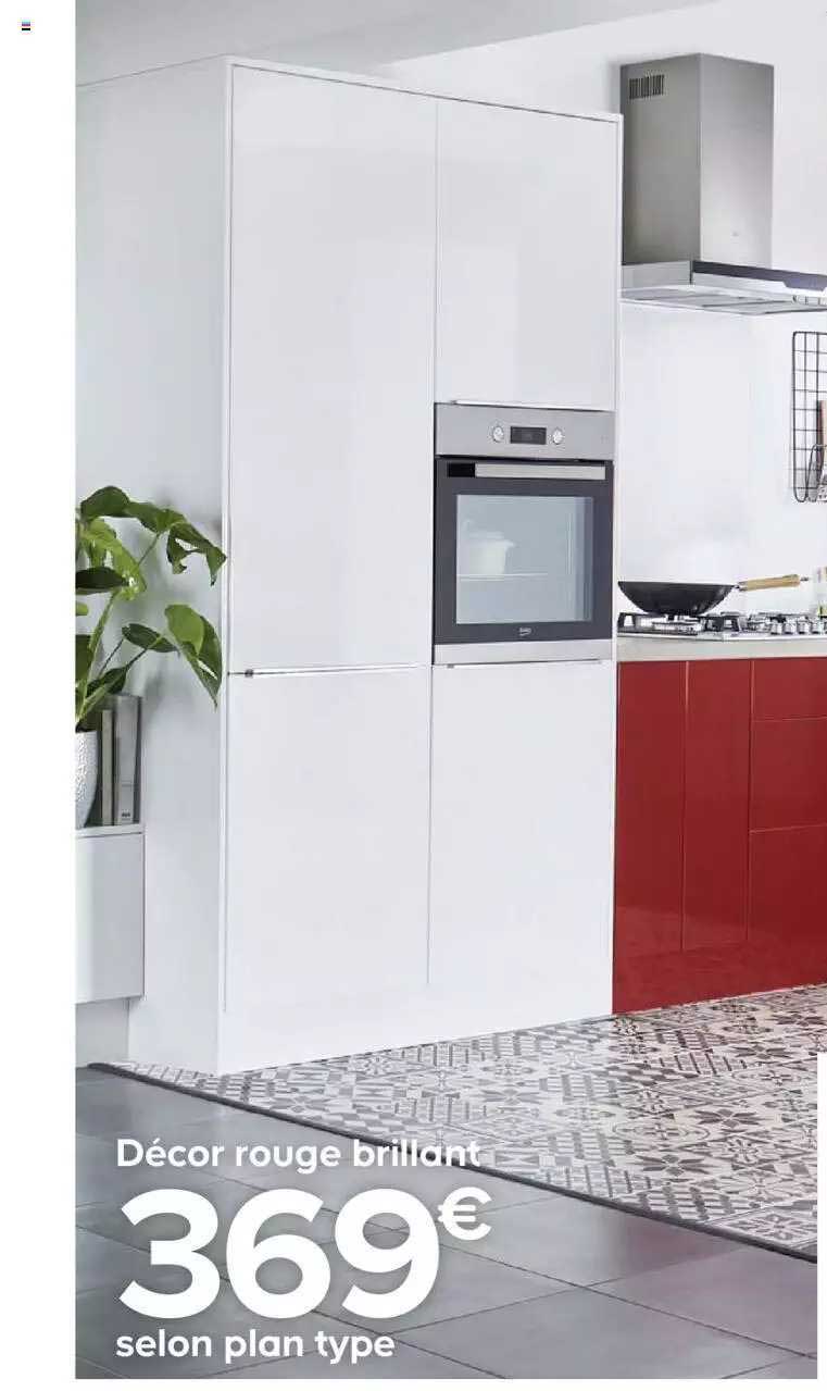 décor rouge brillant