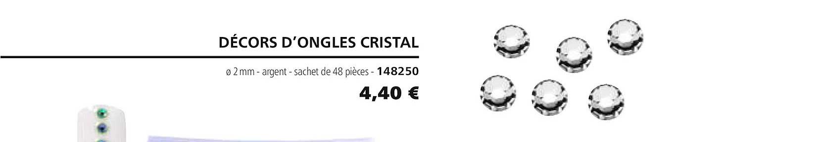 décors d'ongles cristal 148250