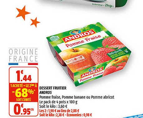 Dessert Fruitier Andros