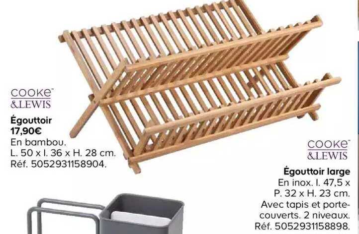 égouttoir égouttoir large cooke&lewis