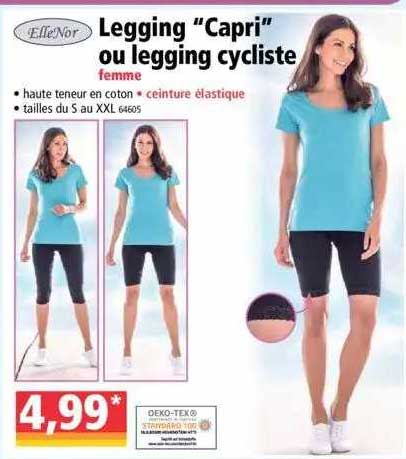 Ellenor Legging "capri" Ou Legging Cycliste