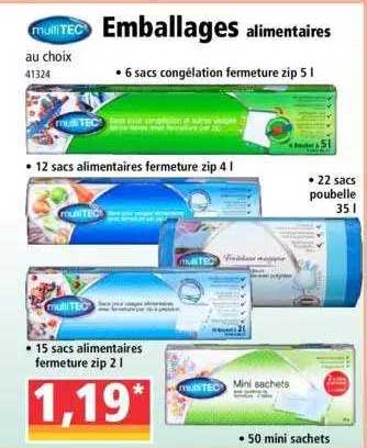 emballages alimentaires