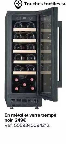 En Métal Et Verre Trempé Noir