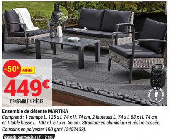 Ensemble De Détente Martika