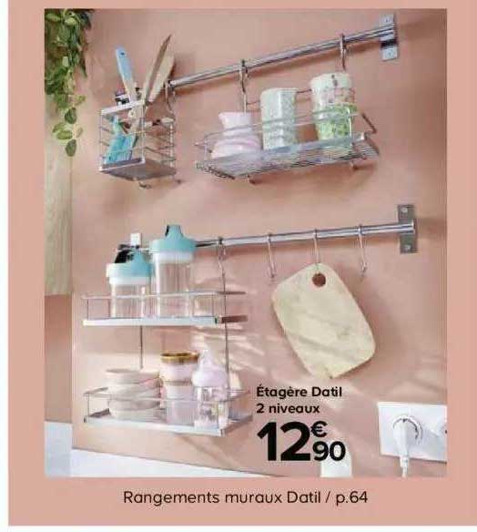 étagère datil 2 niveaux