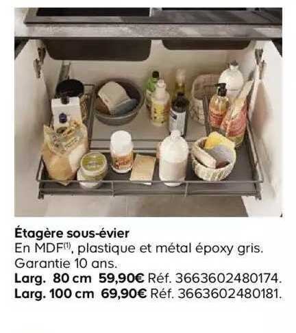 étagère sous-évier