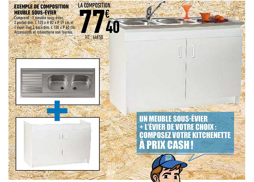 exemple de composition meuble sous-évier