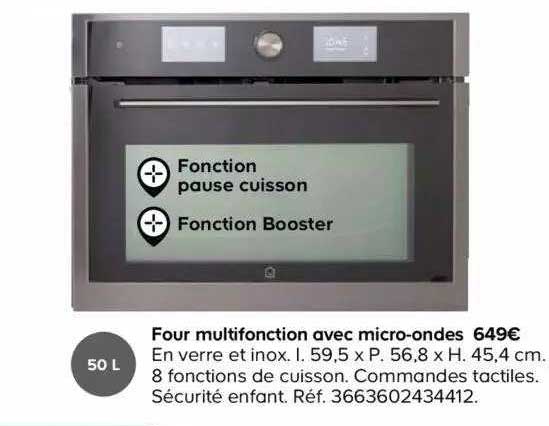 four multifonction avec micro-ondes