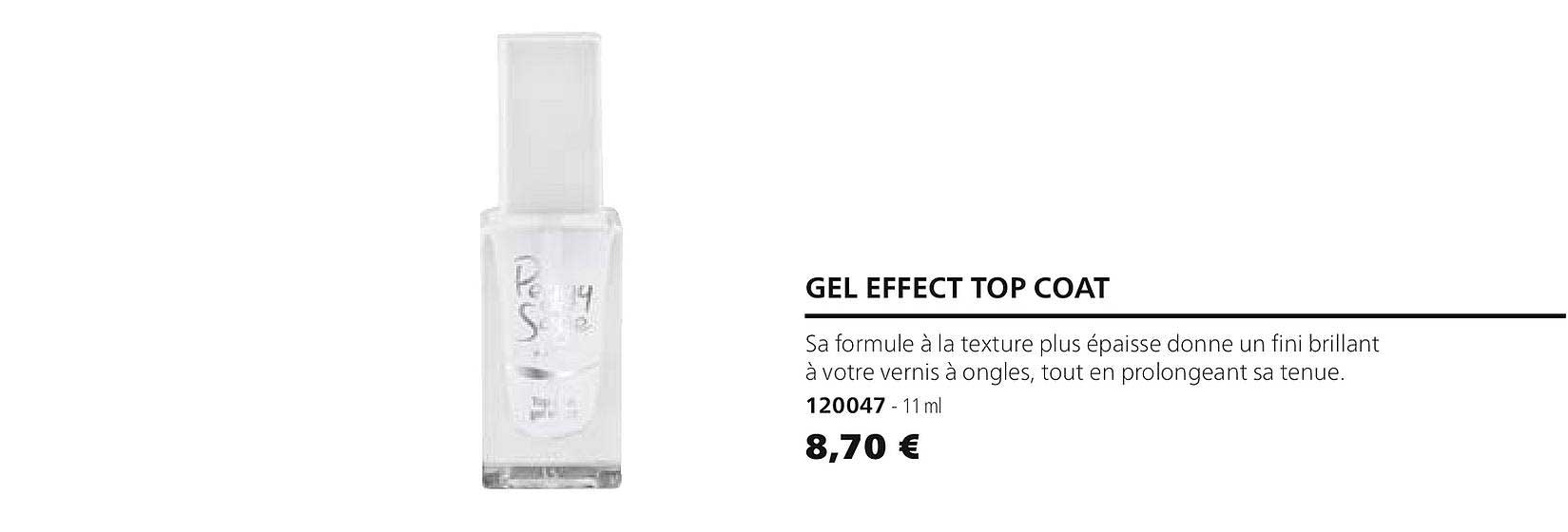 gel effect top coat 120047
