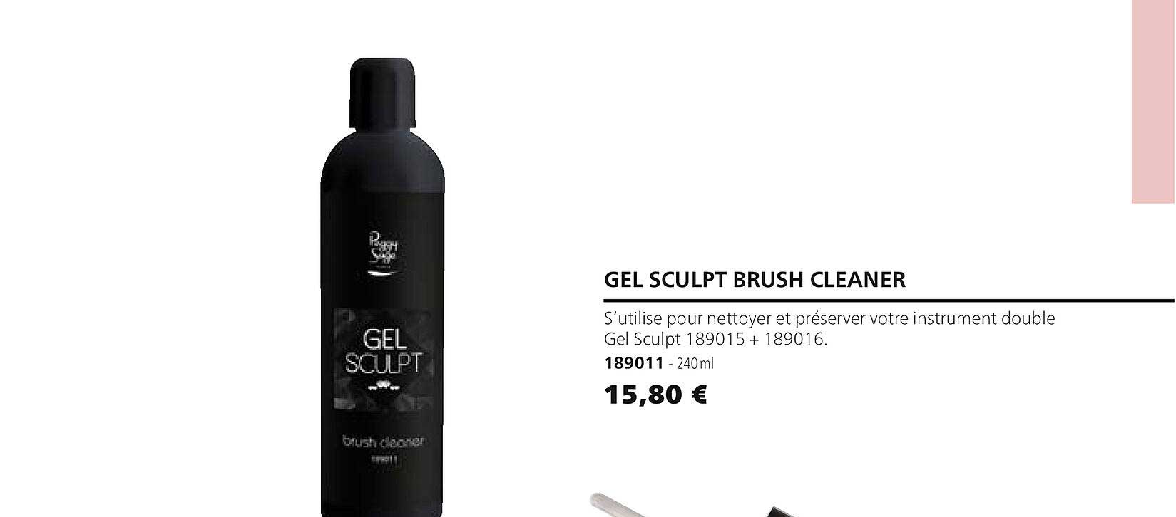 gel sculpt brush cleaner 189011