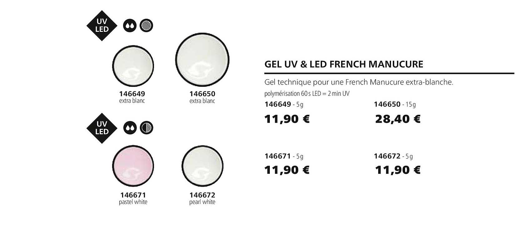 Gel Uv & Led French Manucure