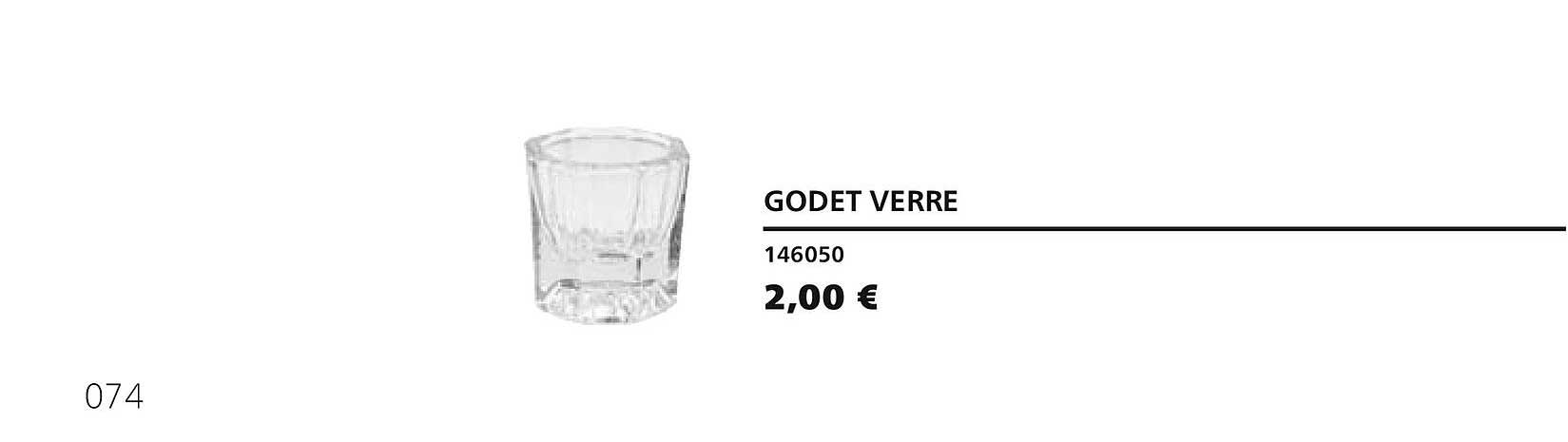 godet verre 146050