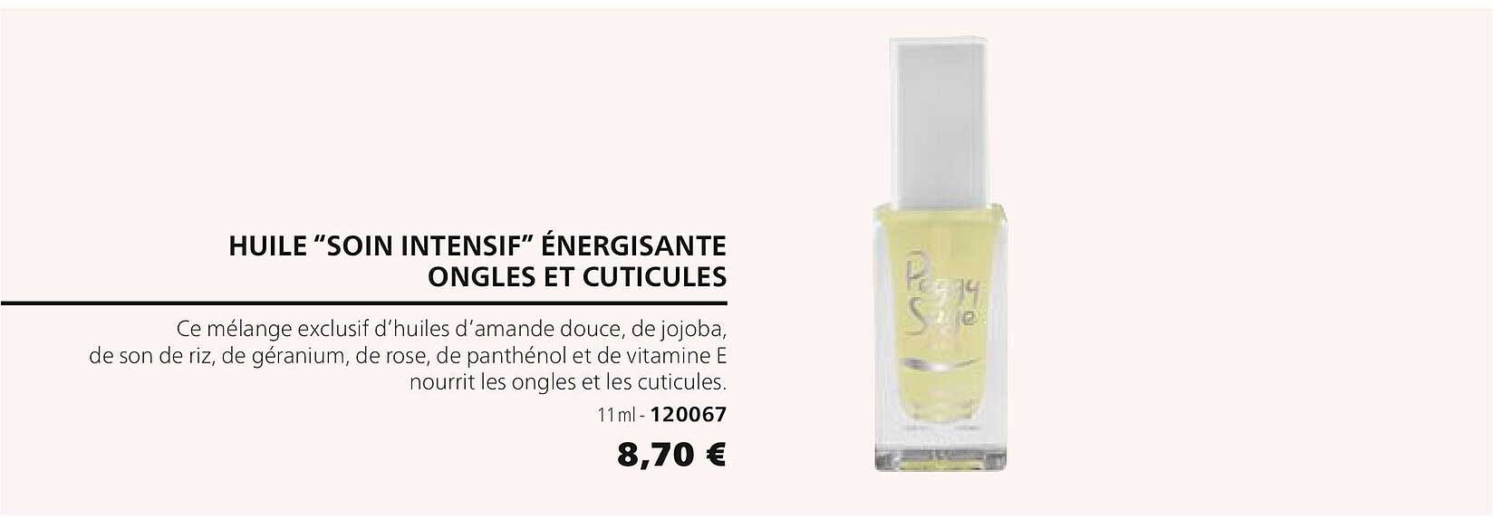 huile "soin intensif" énergisante ongles et cuticules 120067