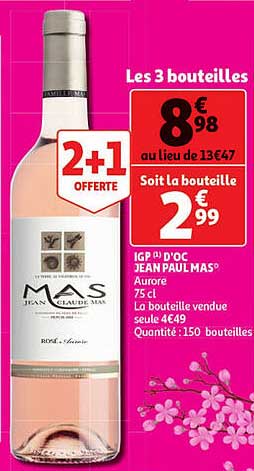 igp d'oc jean paul mas aurore