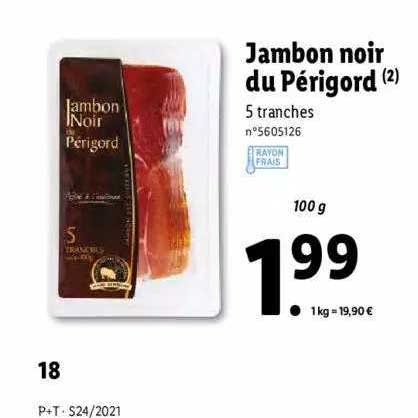 Jambon Noir Du Perigord