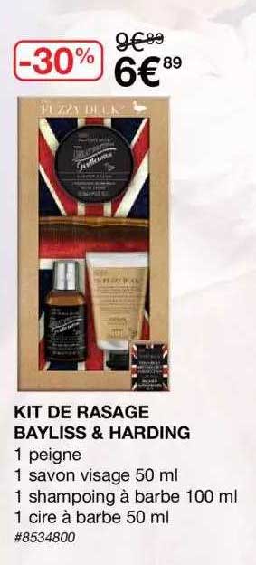 kit de rasage bayliss & harding