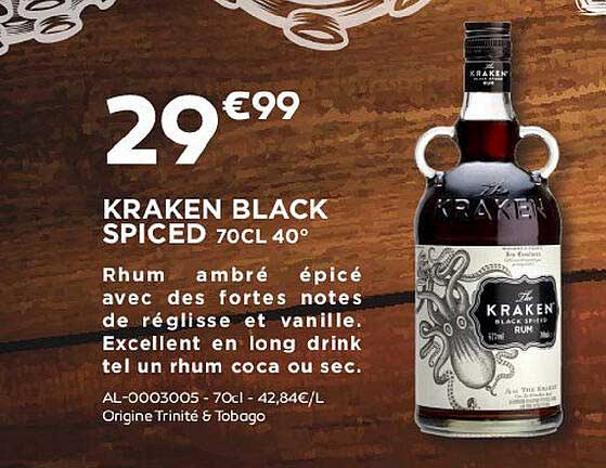 Kraken Black Spiced 70 Cl 40°