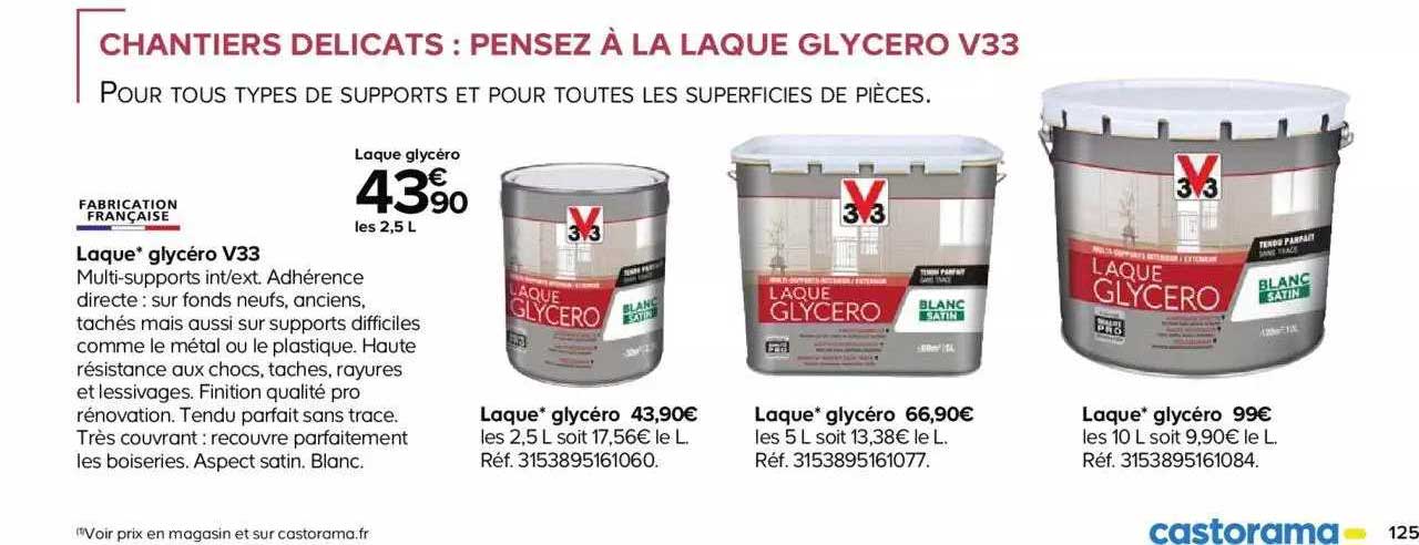Laque Glycéro V33
