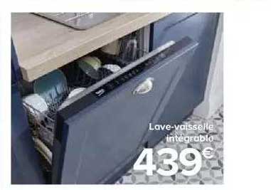 lave-vaisselle intégrable