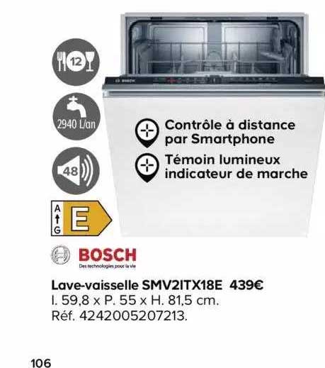 lave-vaisselle smv2itx18e bosch