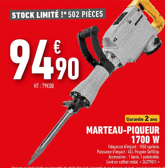 marteau-piqueur 1700 w
