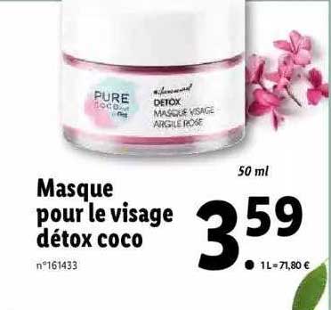 Masque Pour Le Visage Détox Coco