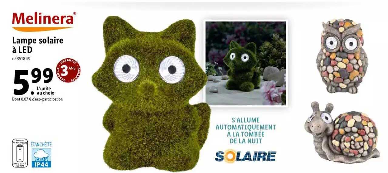 melinera lampe solaire a led