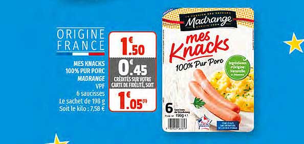 mes kancks 100% pur porc madrange vpf
