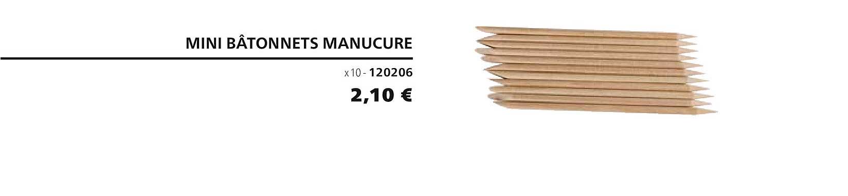 mini bâtonnets manucure 120206