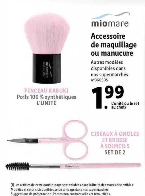 Miomare Accessoire De Maquillage Ou Manucure