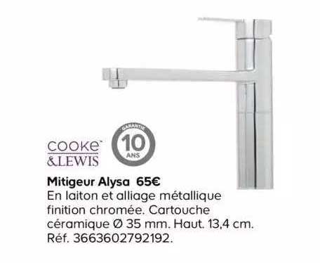 Mitigeur Alysa Cooke&lewis