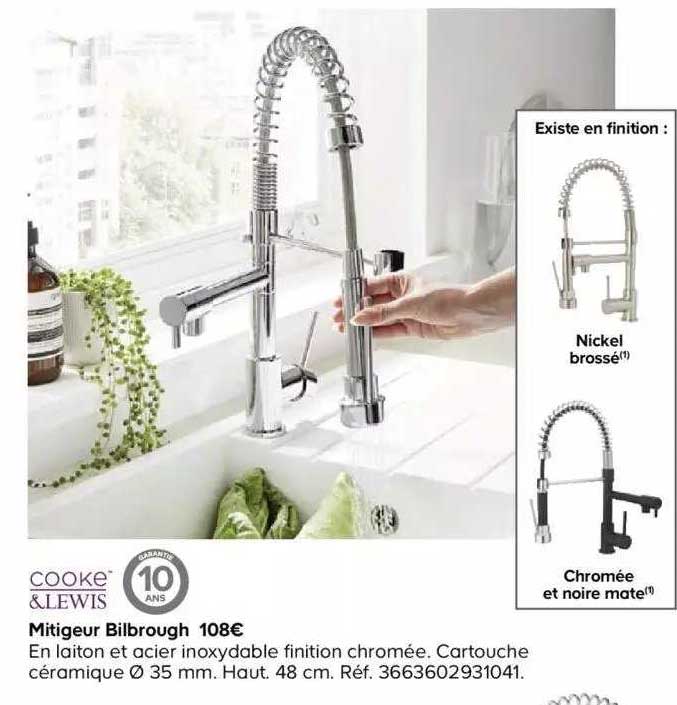 mitigeur bilbrough cooke&lewis