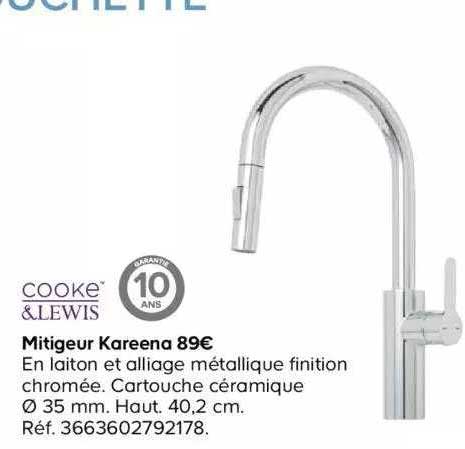 mitigeur kareena cooke&lewis