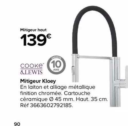 mitigeur kloey cooke&lewis