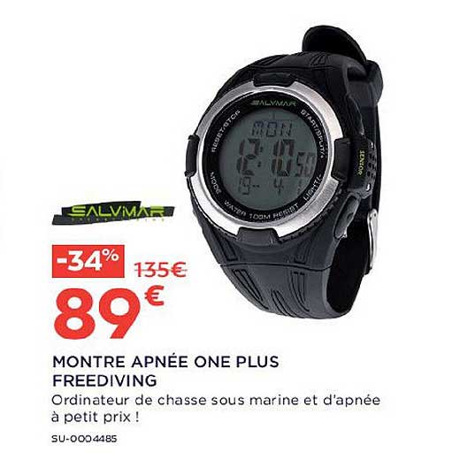 Montre Apnée One Plus Freediving