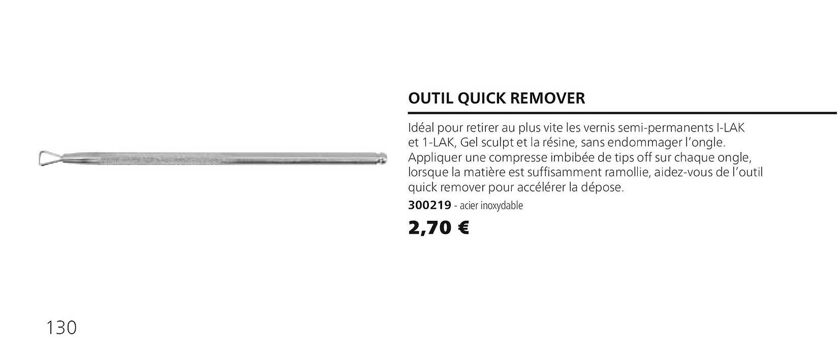 outil quick remover 300219
