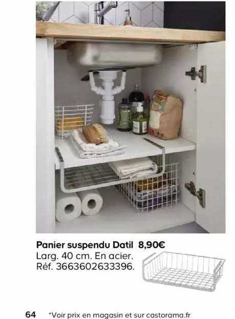 panier suspendu datil