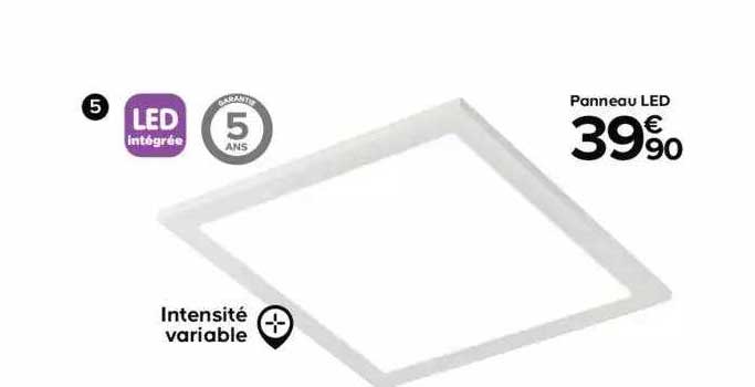 Panneau Led Led Intégrée