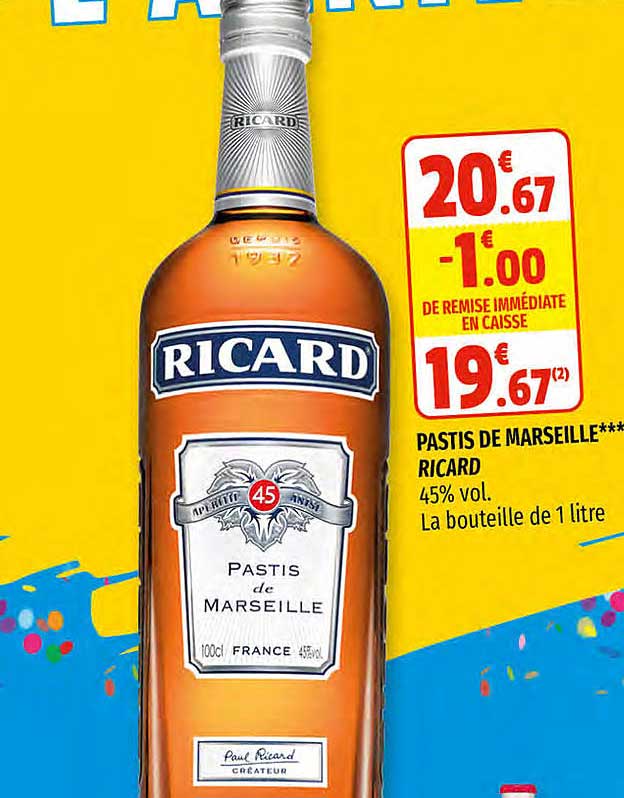 Pastis De Marseille Ricard