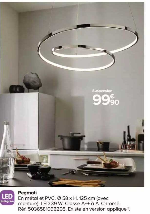 pegmati led intégrée