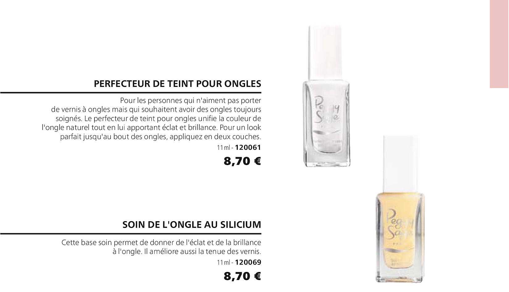 perfecteur de teint pour ongles 120061 soin de l'ongle au silicium 120069