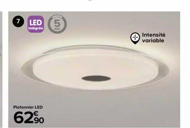 plafonnier led led intégrée