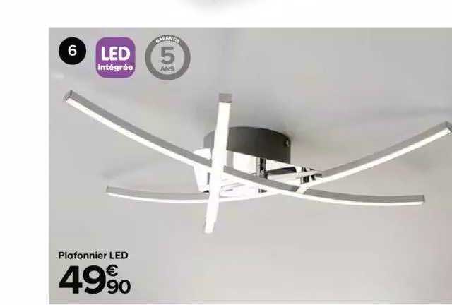 plafonnier led led intégrée