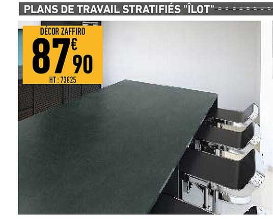 Plan De Travail Stratifiés "ilot"